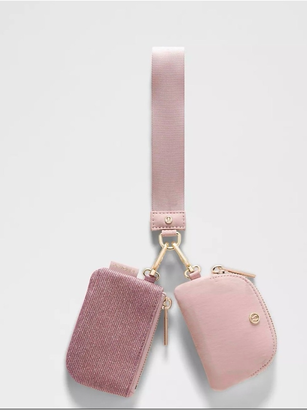 Lululemon glitter dual pouch